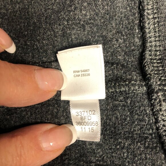Victorias Secret Sweatshirt Gray Womens Size Medium Partial Zip Pullover - Picture 9 of 10